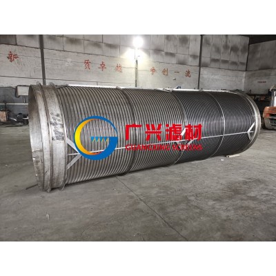 Stainless Steel Wedge Wire Rotary Drum Screen for Water Treatment