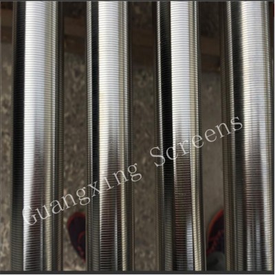 Duplex Stainless Steel 2205 Wedge Wire Screen Slotted Tube